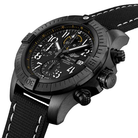 breitling chrono avenger titanium replica|breitling chronograph 45 night mission.